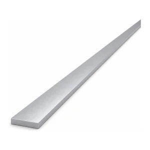 Pletina de aluminio 20×4 mm EN AW-6060 T6/T66, longitud 2000 mm