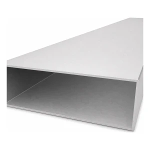Tubo de aluminio rectangular 50×150×2 mm – perfil cerrado L=2000 mm