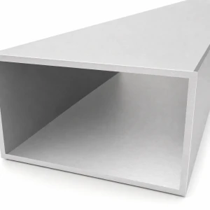 Tubo de aluminio rectangular 80×140×4 mm – perfil cerrado L=2000 mm EN AW-6060