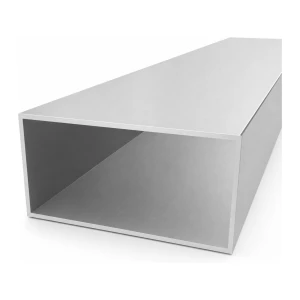 Tubo de aluminio rectangular 100×200×4 mm – perfil cerrado L=2000 mm
