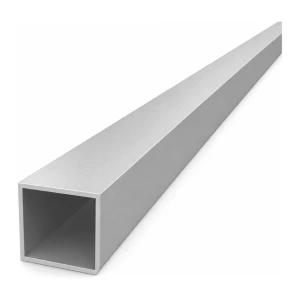 Tubo de aluminio cuadrado 30×30×1,5 mm – perfil cerrado EN AW-6060 L=2000 mm