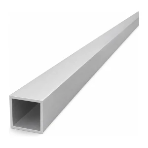 Tubo de aluminio cuadrado 25×25×1.5 mm – perfil cerrado L=2000 mm EN AW-6060