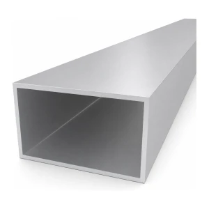 Tubo de aluminio rectangular 60×100×3 mm – perfil cerrado EN AW-6060 L=2000 mm