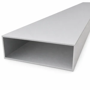 Tubo de aluminio rectangular 40×120×2 mm – perfil cerrado EN AW-6060, L=2000 mm