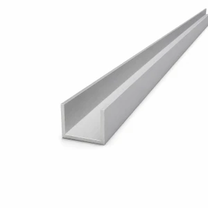 Perfil en C/U de aluminio 30×20×2 mm – longitud 2000 mm