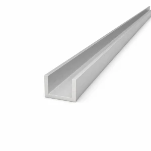 Perfil en C/U de aluminio 30×20×3 mm – longitud 2000 mm