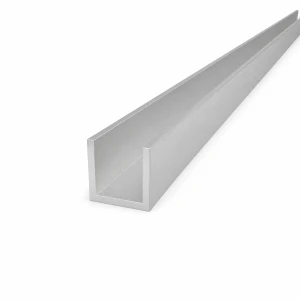 Perfil en U de aluminio 30×30×3 mm – perfil C/U EN AW-6060 L=2000 mm
