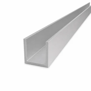 Perfil en C/U aluminio 40×40×4 mm EN AW-6060 – longitud 2000 mm