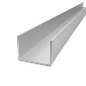 Perfil en C aluminio 60×40×2.5 mm EN AW-6060 – perfil C/U L=2000 mm