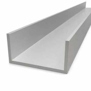 Perfil en U aluminio 100×50×5 mm – perfil C/U EN AW-6060 L=2000 mm