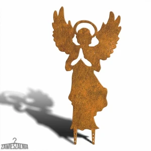 Zawieszalnia – decoración de jardín Ángel de la Guarda Oxidado XL 78 cm de acero corten