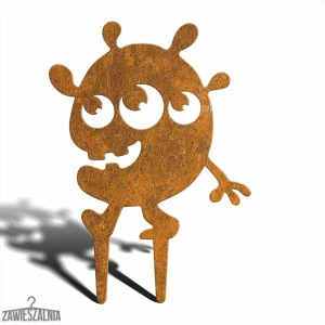 Zawieszalnia – adorno de jardín Monstruo Terrible Reni acero corten 27×38 cm