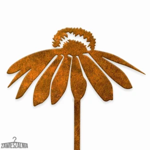 Zawieszalnia – decoración de jardín Equinácea XXL de acero corten 91 cm