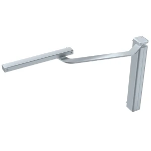 Cierrapuertas ASSA ABLOY para cancelas con carril deslizante CAM-MOTION – derecho, plateado