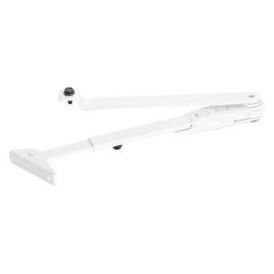 Brazo de tijera GEZE para cierrapuertas TS 1500/1000 con bloqueo – blanco