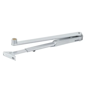 Brazo GEZE para cierrapuertas TS 4000/2000 con retención mecánica plateado