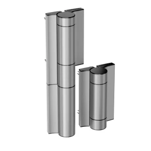 Locinox Mammoth HD – cierrapuertas hidráulico con bisagra para puertas de jardín de hasta 200 kg, color plateado