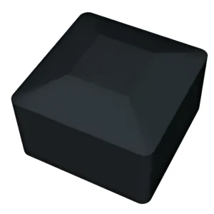 Tapa negra para perfil de montaje FV 40×40 mm – LLDPE tipo 1