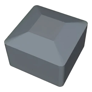 Tapa gris LLDPE para perfil de montaje PV 40×40 mm – tipo 1