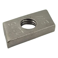 Inserto roscado M8 tipo 28/15 de acero inoxidable A2 para perfiles PV