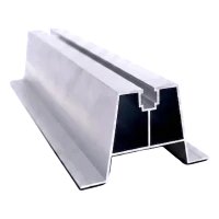 Puente trapezoidal de aluminio H-70 con EPDM 330 mm – fijación fotovoltaica para chapa trapezoidal