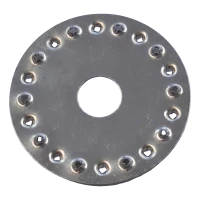 Arandela de puesta a tierra PV redonda maciza Ø35 mm – acero inoxidable A2