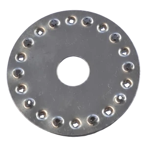 Arandela de puesta a tierra PV redonda maciza Ø35 mm – acero inoxidable A2