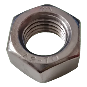 Tuerca hexagonal M14 DIN 934 – acero inoxidable A2-70 para instalaciones fotovoltaicas