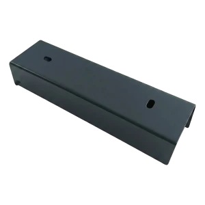 Perfil en U para zócalo de valla 200×55 mm – acero galvanizado, antracita