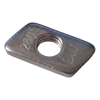 Inserto roscado M8 tipo 28/15 acero inoxidable A2 para perfiles de montaje FV