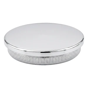 Tapón plano de inserción para tubo de barandilla Ø42,4 mm AISI 304 brillo