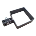 Abrazadera final de valla 80×80 mm grafito RAL 7016 – kit de montaje 001-619 (3)