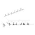 Cremallera para puertas correderas autoportantes Plástico L1000X20 hasta 800 kg 000-204 (3)