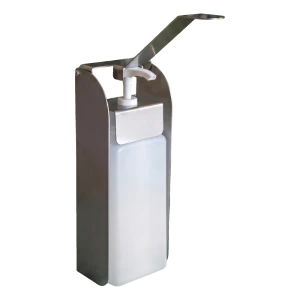 Dispensador de codo para desinfectante de acero inoxidable 1000 ml