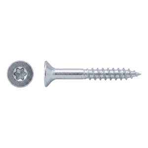 Tornillo para madera de acero inoxidable A2 TX20 4,0×40 mm – cabeza avellanada, rosca parcial – caja de 200 uds.