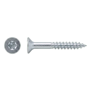 Tornillo para madera de acero inoxidable A2 TX10 3,0×40 mm – cabeza avellanada, rosca parcial – caja de 200 uds.