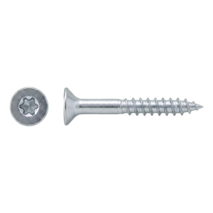 Tornillo para madera de acero inoxidable A2 TX25 6,0×70 mm – cabeza avellanada, rosca parcial – caja de 100 uds.
