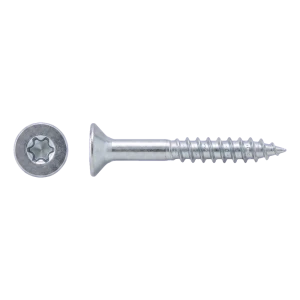 Tornillo para madera de acero inoxidable A2 TX20 4,0×30 mm – cabeza avellanada, rosca parcial – caja de 500 uds.