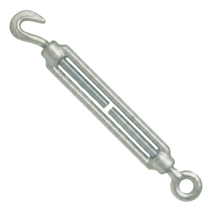Tensor gancho-ojo galvanizado M8×110 mm – DIN 1480