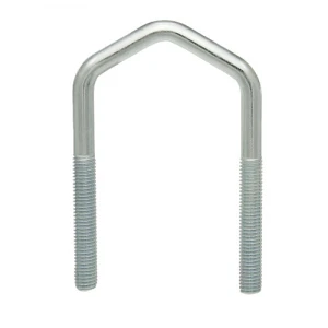 Abarcón para mástil de antena (tipo D) galvanizado M6×35×65 mm – abrazadera para tubo de 1"
