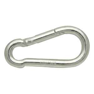 Mosquetón bombero galvanizado 8×80 mm – DIN 5299 C