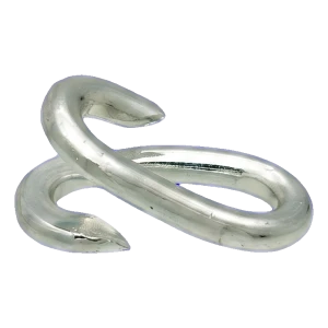 Eslabón de unión remachable galvanizado de 6 mm – conector de cadena, carga nominal de 60 kg