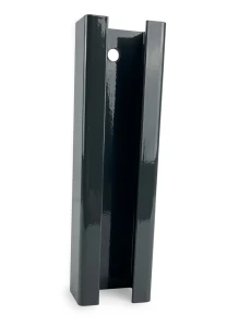 Conector de poste para paneles 60×40 mm – antracita RAL 7016, longitud 190 mm