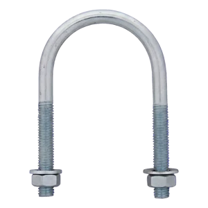 Abrazadera en U (abrazadera para tubos) galvanizada M10 × 35 mm, para tubo de 1"