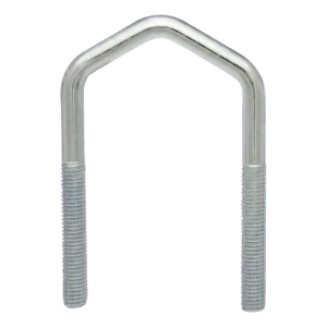 Abarcón para mástil de antena (tipo D) galvanizado M8, para tubo de 1"