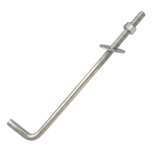 Perno de anclaje en L para durmiente (tornillo de anclaje acodado) M14×400 mm – galvanizado
