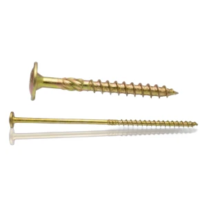 Tornillo para construcción en madera, cabeza arandela, zincado TX40 8,0×160 mm – rosca parcial – paquete de 50 uds.