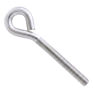 Hembrilla cerrada con rosca métrica galvanizada M6×80 mm