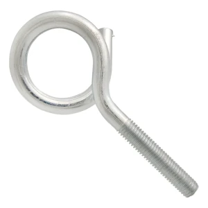 Gancho de columpio con rosca métrica galvanizado M6×80 mm