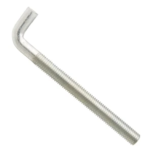 Escarpia en L con rosca métrica galvanizada M10×170 mm